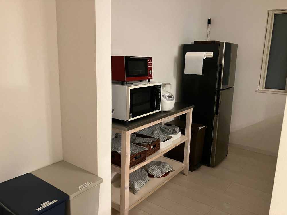 南城市 エアビー宿 キッチン設備